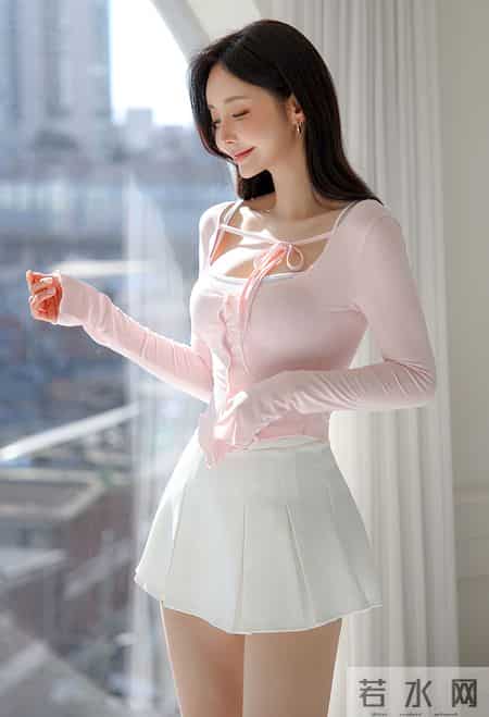 粉白甜嗲轻熟套装｜是柔光里的樱花甜妹美人