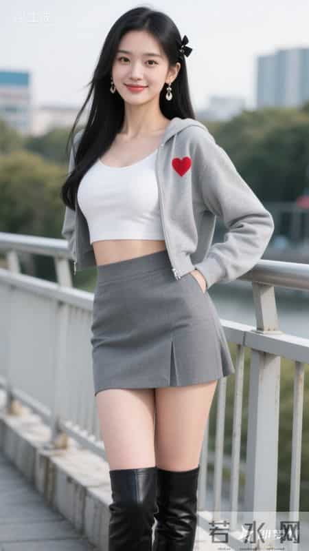 简约灰白配加红心点缀，清爽又吸睛