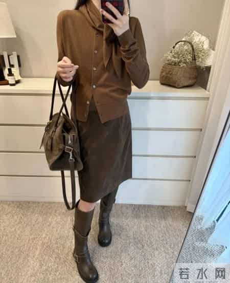 最近火了一双鞋，叫"美拉德靴"！时髦显高，配裤子、裙子都好看！
