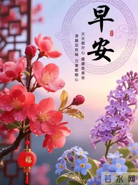 1月29早安祝福图片。祝愿大家鸿运当头万事大吉