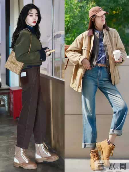 “牛仔裤+这3双鞋”才是今冬最洋气穿搭，时髦好看，还很显高