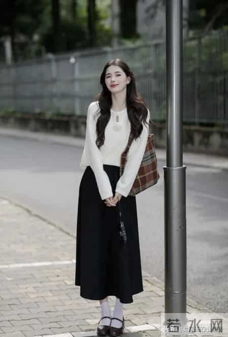 新年内搭就穿「毛衣+半裙」 ,聚会吃漂亮饭赢麻了!
