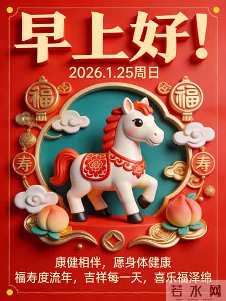 2026年元月25日早上好！温馨祝福语 和精美绝伦图片