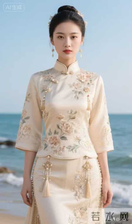 美丽佳人，国色天香，洁白无瑕，华丽优雅