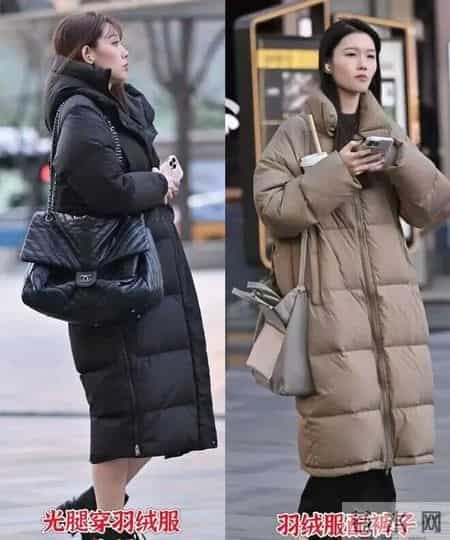 看了北京街拍才发现：羽绒服下面一定不要搭裙子，这样穿会更洋气
