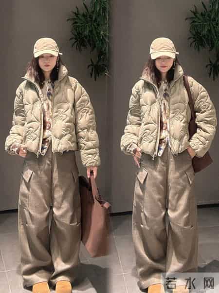 别再乱买羽绒服了！18套「卡其色系+同色系穿搭」公式显瘦又高级