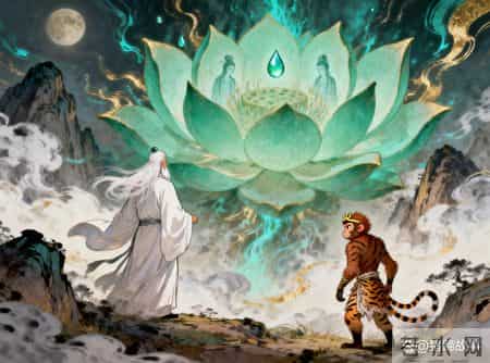 菩提祖师消失前给悟空留了一句话：我本是混沌第一株青莲，三清不过是莲瓣上凝的露珠，你体内那片莲心，该醒了