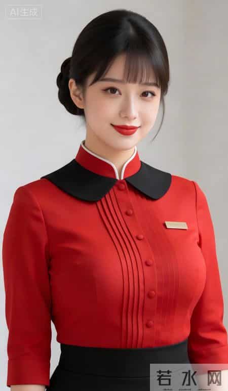 红黑拼色制服的魅力