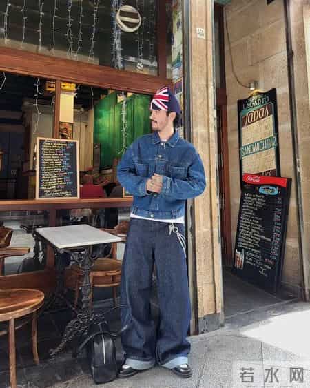 男士穿搭丨上班穿牛仔裤,西装外套这么搭,老板追着你加薪!