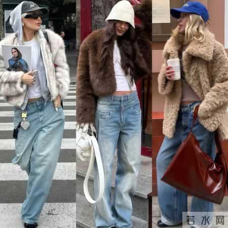 没想到，今年“皮草外套”这么火！学时尚潮人这样穿，时髦显气质