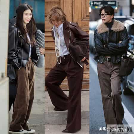 冬天别总穿黑裤子，今年流行“小棕裤”，这样穿时髦又高级