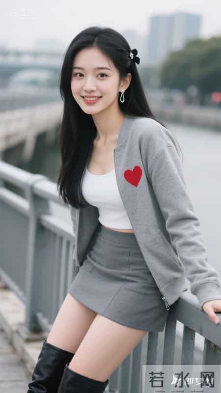 简约灰白配加红心点缀，清爽又吸睛