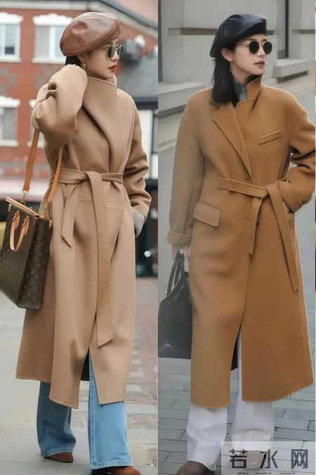 过年穿大衣，别只搭“小黑裤”！看看杭州女生的街拍，这样穿多美