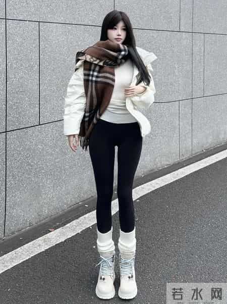 秋冬不露腿穿搭 - 羽绒服+马丁靴的权威感