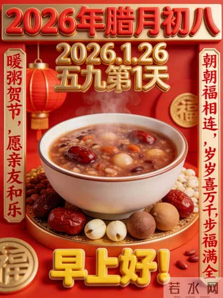 2026年元月26日腊八节祝福语！和精美绝伦图片