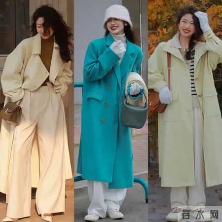 今年过年最流行的穿法：大衣+阔腿裤，高级又时髦，太美了！