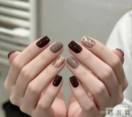 温柔系美甲分享