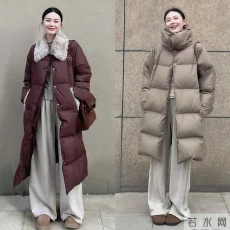 冬天买“羽绒服”，选长款还是短款？按这3个条件来选，洋气显高