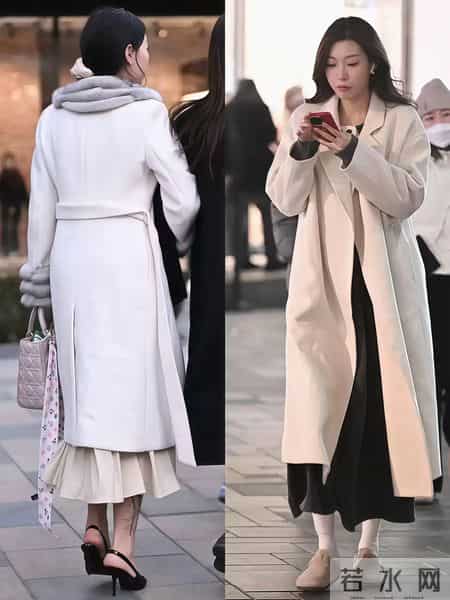 “大衣+连衣裙”=今年最时髦穿搭！优雅又洋气，关键是特有女人味