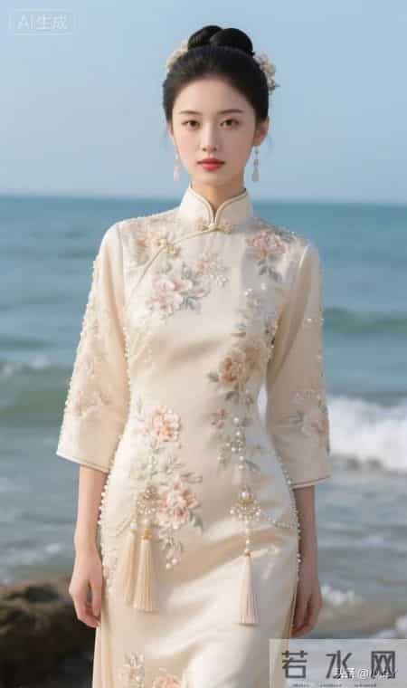 美丽佳人，国色天香，洁白无瑕，华丽优雅