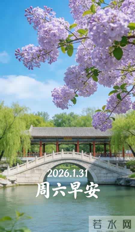 2026.1.31 1 月再见！周六早安愉快！最新周六早上好祝福图片