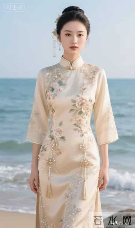 美丽佳人，国色天香，洁白无瑕，华丽优雅