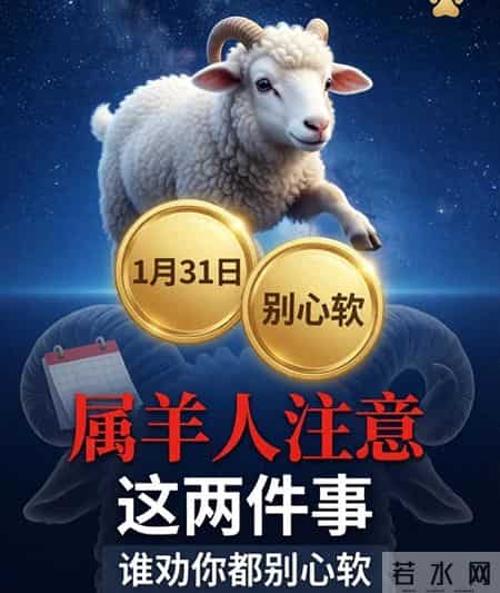 属羊人注意！1月31号这两仲事淮劝你都别心软！