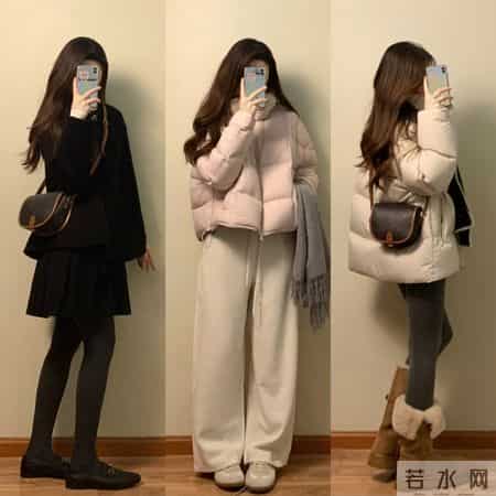 别再乱穿羽绒服！这24套温柔风搭配，保暖又显气质，懒人直接抄