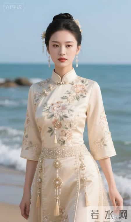 美丽佳人，国色天香，洁白无瑕，华丽优雅