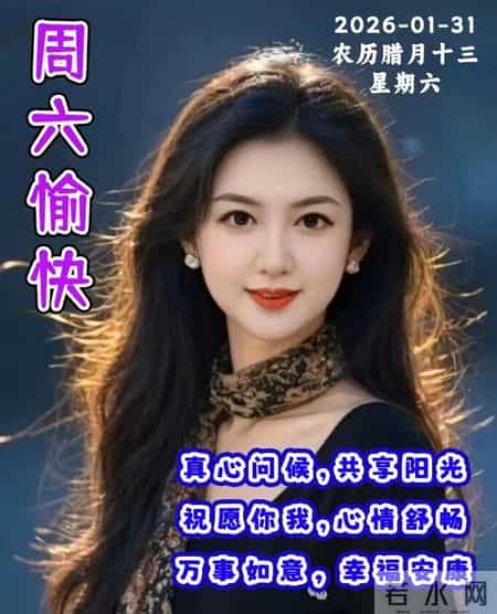 2026年1月31日周六早上好，冬日早安暖心图片，冬日问候祝福语