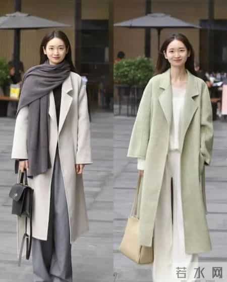 大衣+阔腿裤,大衣+裙子,教你用这两个公式承包“初冬”时尚