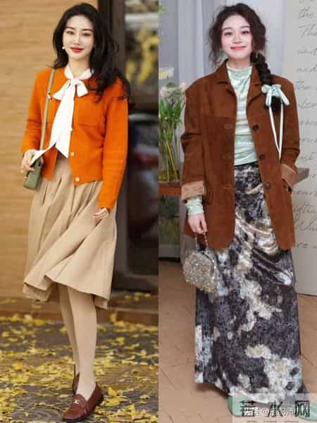 春天请一定要这样穿：短外套+半身裙，时髦洋气，每套回头率都高
