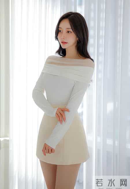 米白柔纱轻熟套装｜是纱帘里的奶油甜柔美人