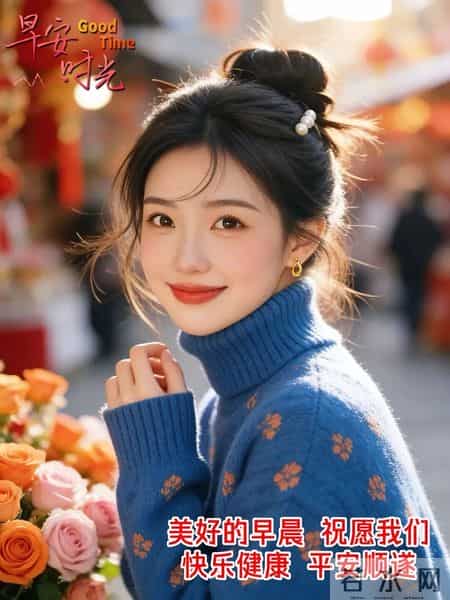 40张每天不重样的早安暖心祝福图片，早安问候送给你。愿君事事皆如意，岁岁安康福满溢