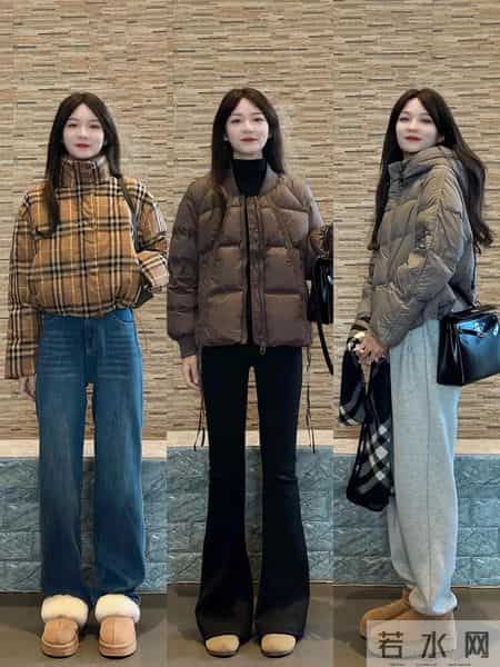 12套短款羽绒服冬季穿搭小个子