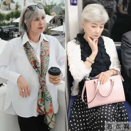 到老都没“大妈感”的女人:白发不染黑、不戴老年帽,气质更高级