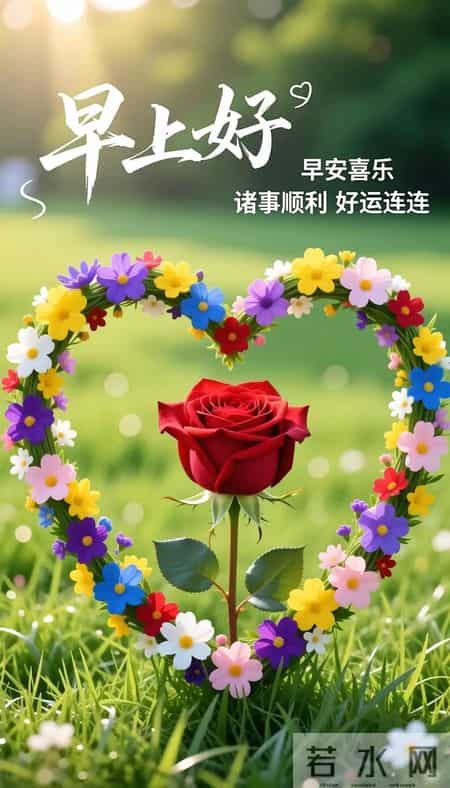 早安 ~ 今日的美好已装满：一缕阳光，一阵花香，满满好运。