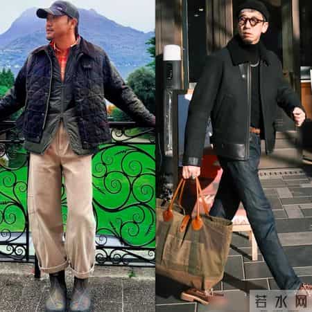 皮毛一体+休闲裤，才是40+男人该有的打扮，有型又时髦，谁穿谁帅