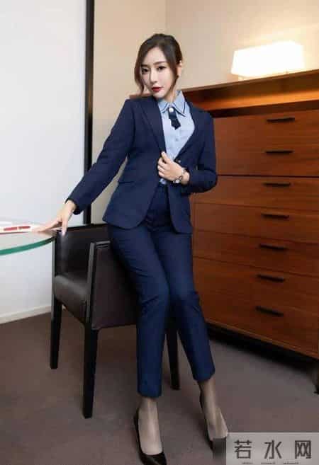 超好看的职业长裤套装