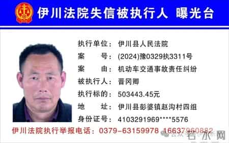 曝光！最新20名失信被执行人名单公布