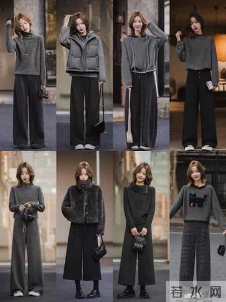 不用买新衣服！衣柜基础款搭出32套秋冬look，太香了