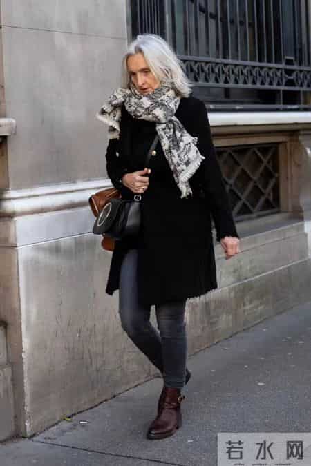 等我老了不穿冲锋衣和小香风，学法国奶奶穿三件基础款，真好看又显气质