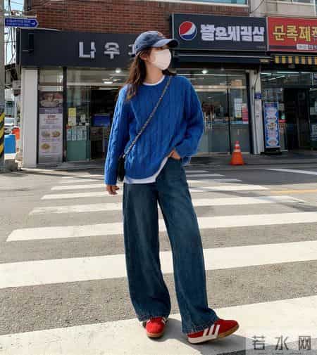 “毛衣+阔腿裤”今年冬天火出圈了，温柔清新又减龄！