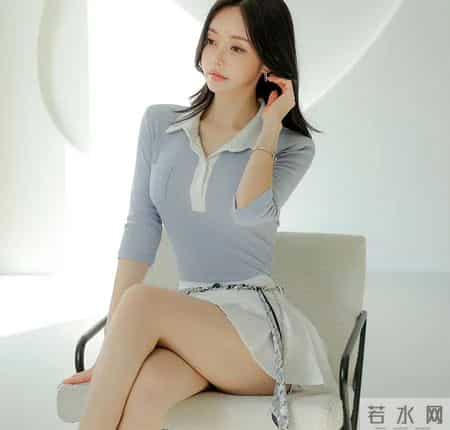 浅蓝清甜轻熟套装