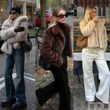 没想到，今年“皮草外套”这么火！学时尚潮人这样穿，时髦显气质
