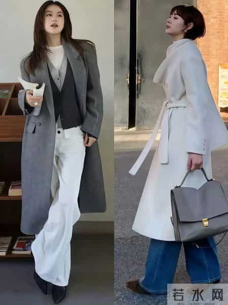 今年过年最流行的穿法：大衣+阔腿裤，高级又时髦，太美了！