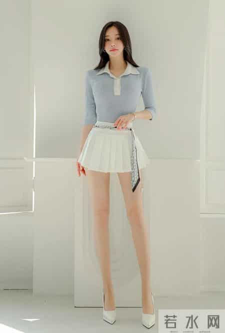 浅蓝清甜轻熟套装