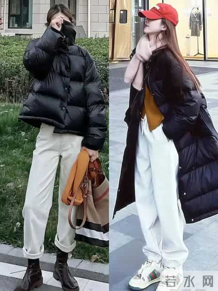 黑色羽绒服，穿对了才真有范儿