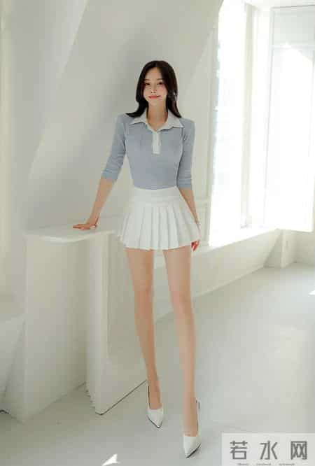 浅蓝清甜轻熟套装