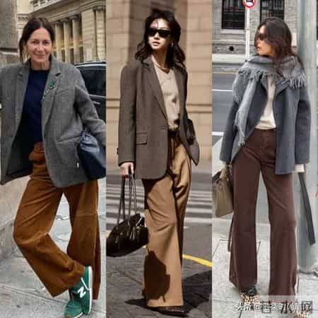 冬天别总穿黑裤子，今年流行“小棕裤”，这样穿时髦又高级